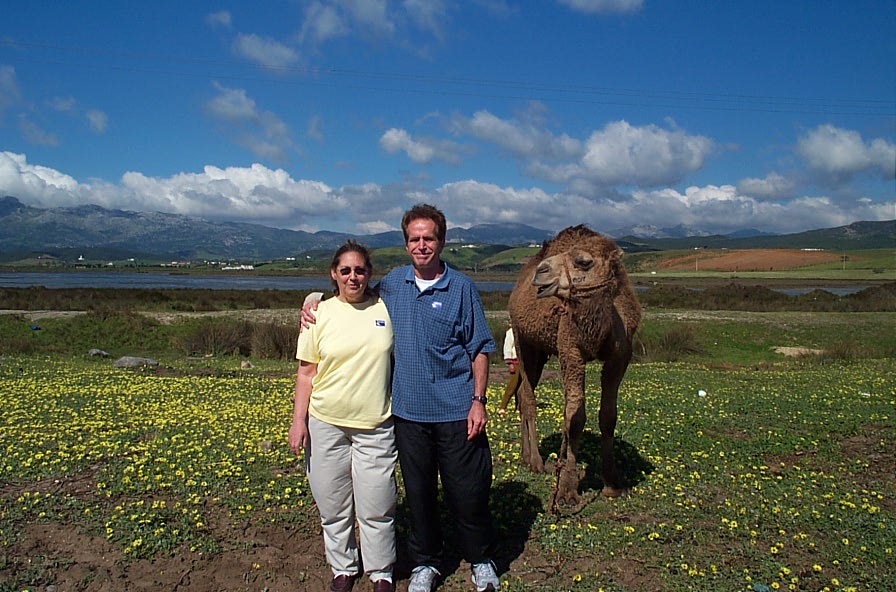 Jurgen Daartz and family, Spain 2003